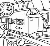 Station Railway Coloring Colorear Book Coloringcrew Color Vehicles sketch template