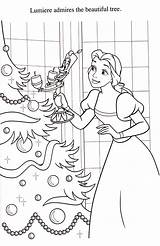Coloring Pages Beast Beauty Disney Belle Christmas Princess Kids Printable Adult Tree Book Colouring Decorating Sheets Coloringdisney Tumblr sketch template