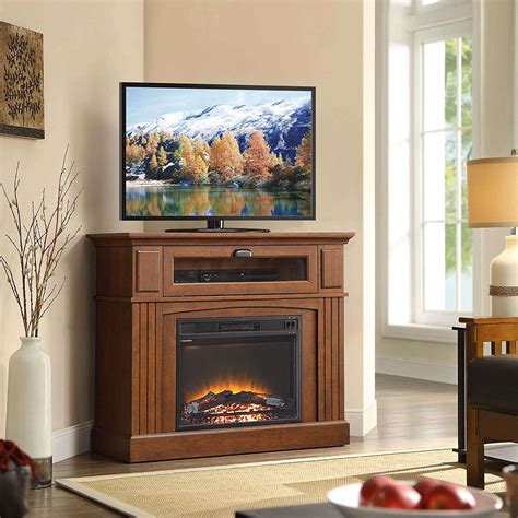 top   corner fireplace tv stands     tips
