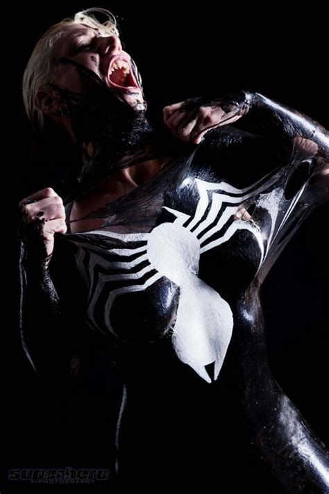 Venom Symbiote Gwen Stacy Spiderman Cosplay Superhero