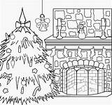 Coloring Christmas Fireplace Pages Xmas North Pole Colouring Scene Catholic Nativity Printable Color Scenes Fireplaces Kids Fresh Getcolorings Shrewd Getdrawings sketch template