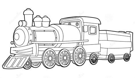 printable polar express train coloring page