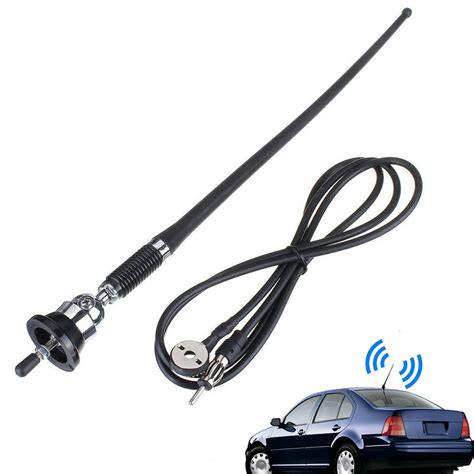 eeekit  car fm  radio antenna flexible mast radio fmam antenna universal car stereo auto
