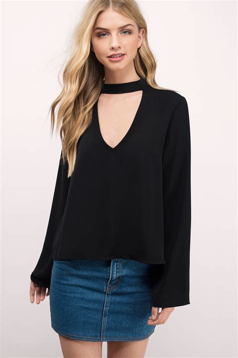 blouse  black  tobi