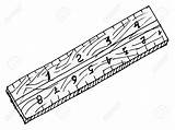 Drawing Meter Ruler Stick Sketch Illustration Vector Getdrawings Paintingvalley Wooden sketch template