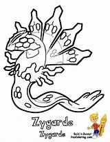 Zygarde Pokemon Coloring Pages Bubakids sketch template