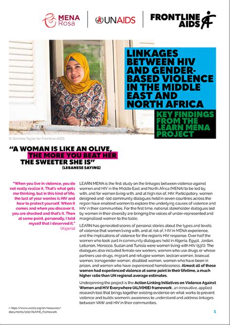 Linkages Between Hiv And Gender Based Violence In The