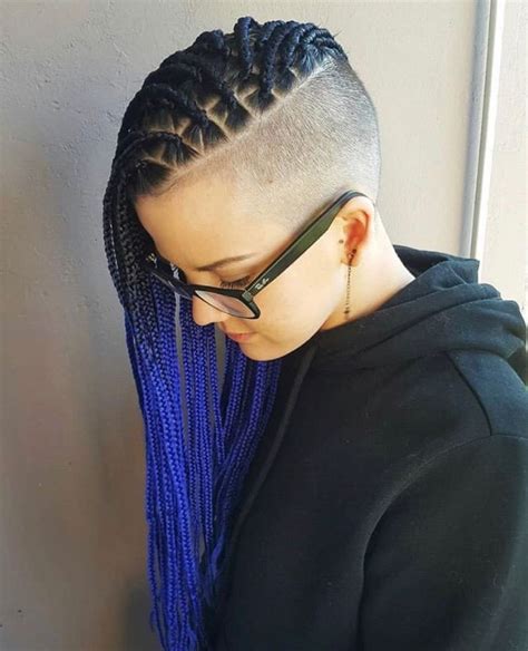 27 box braids with shaved sides for 2022 thrivenaija very easy