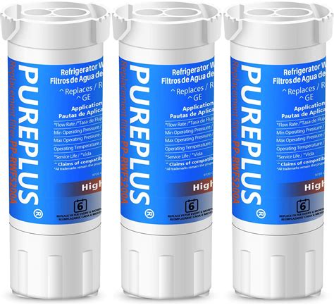 Pureplus Xwf Ge Water Filter Replacement For Wr17x30702 Gwe19jslss