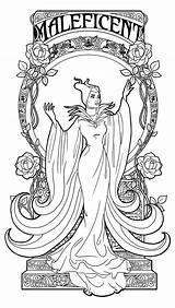 Maleficent Nouveau Sheets Sketchite Marvelous Tucker Malificent Birijus Sleeping Lineart Curses Canoodles sketch template