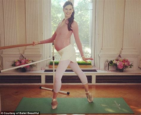 i ll work out until the end heavily pregnant ballerina on why she is still dancing at 39