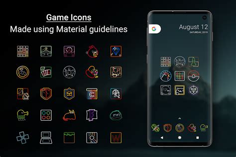 outline icons icon pack  apk  android catsinfooutlineibuttondiv apps