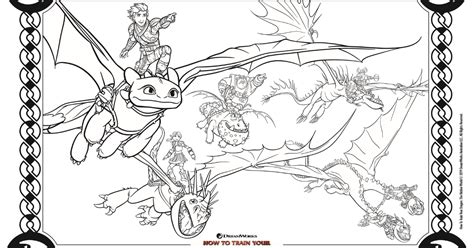 train  dragon  hidden world coloring pages