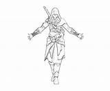 Creed Unity Ezio sketch template