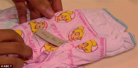 mom finds help me note hidden in daughter s disney underwear from