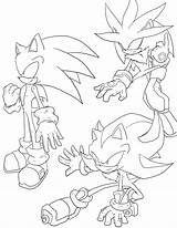 Coloring Shadow Hedgehog Sonic Pages Library Clipart sketch template