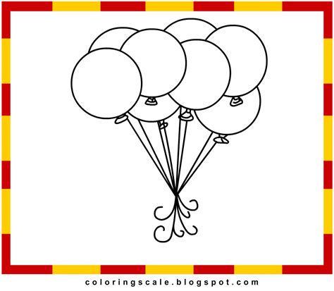 coloring pages printable  kids balloons coloring pages  kids