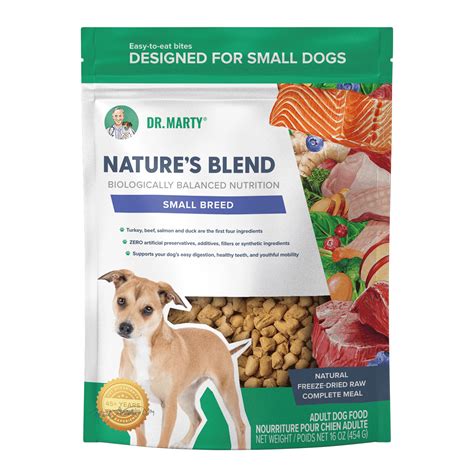 natures blend small breed dr marty dog food