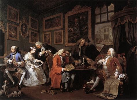 marriage à la mode by hogarth william