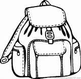Bag Coloring Backpack Pages School Drawing Clipart Sleeping Printable Color Clipartmag Getcolorings Supplies Print sketch template