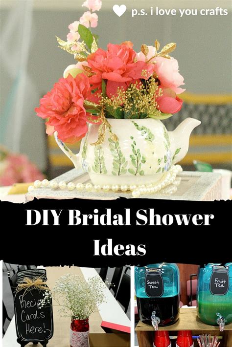 diy bridal shower ideas   fun celebration ps  love  crafts