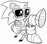 Tails Coloring Pages Sonic Printable Classic Getcolorings Color sketch template