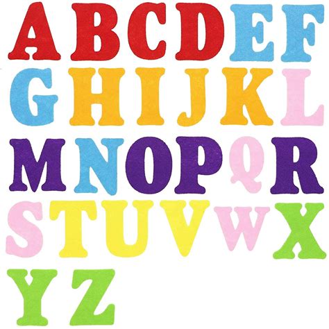 pack felt alphabet letters   uppercase      inches  kids diy arts crafts