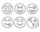 Emoji Emojis Colorir Atividades Feltro Coronary Páginas Freecoloring Bebê Letras Thestylishpeople sketch template