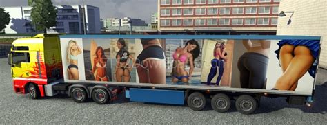 Sexy Girls Trailer V3 ~ Euro Truck Simulator 2 Mods