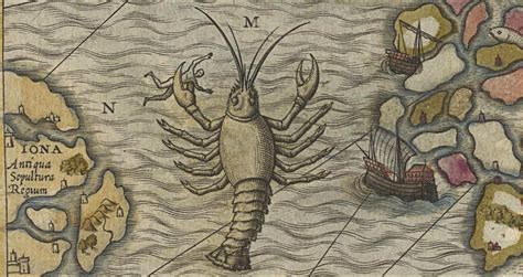 Fig 73 Olaus Magnus 1572 Hand Colored National Library