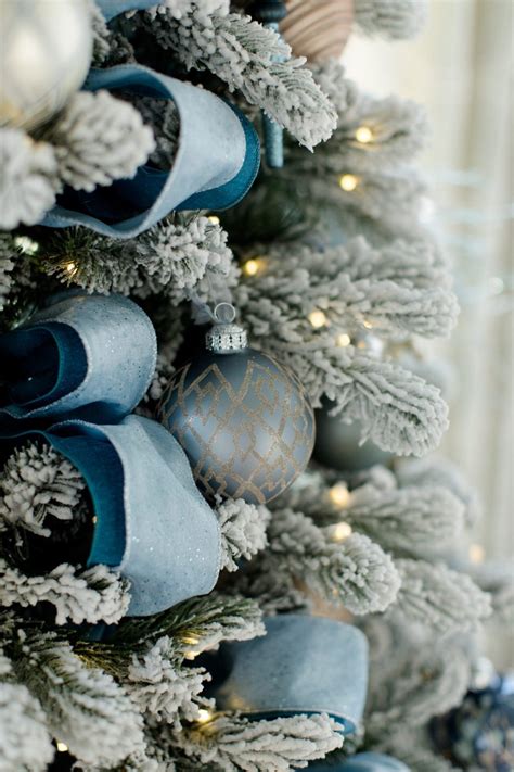 blue christmas decorating ideas     home