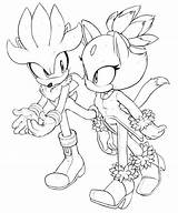Blaze Silver Sonic Coloring Pages Cat Argento Hedgehog Weasyl Choose Board sketch template