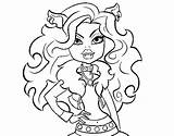 Monster High Clawdeen Coloring Pages Wolf Para Colorear Imagenes Drawing Color Scaris Coloringcrew Print Energy Getcolorings Getdrawings Drawings Printable sketch template