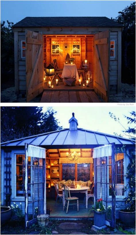 top  gorgeously comfortable  sheds  backyard tiny