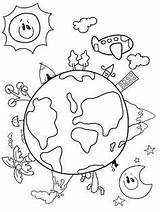 Niños Globe Planetas Islamic His Malen Pachamama Got Draw Cre8tive Realistic Kindern Malvorlagen Erde Planeten Planeta Multicultural Kita Earthday Muster sketch template
