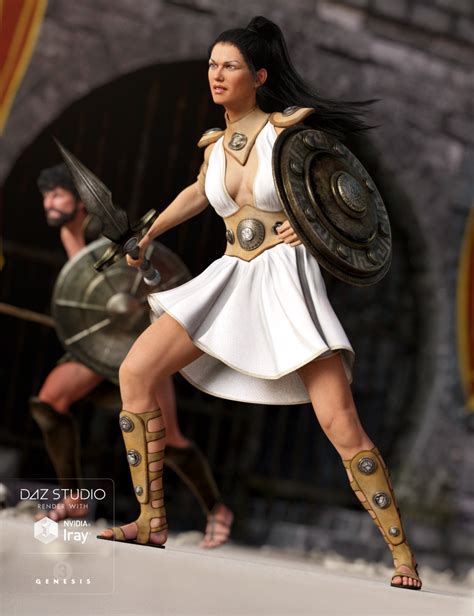 gladiator goddess for genesis 3 female s daz 3d
