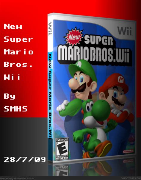 Viewing Full Size New Super Mario Bros Wii Box Cover