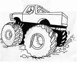 Monster Truck Coloring Digger Pages Grave Kids Drawing Printable Trucks Color Bigfoot Printables Son Jam Template Mutt Drawings Sheets Getdrawings sketch template
