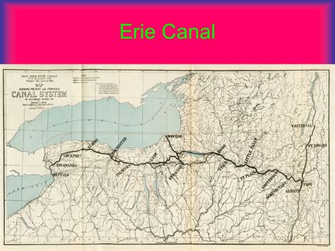 President when erie canal completed
