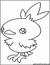 Torchic Coloring Pages Pokemon Mudkip Excellent Getcolorings Getdrawings Fun sketch template