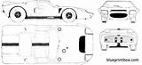 Gt40 Ford Gord Blueprint Car Blueprintbox Drawings Category sketch template