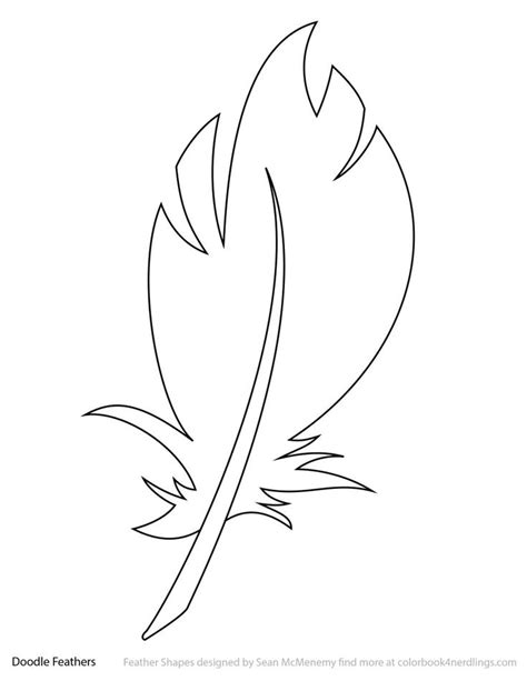 feathersvector  feather drawing feather template feather