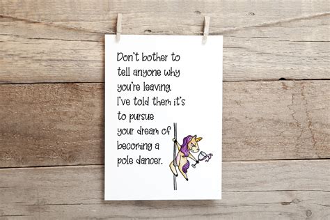 funny coworker leaving card coworker   card unicorn etsy