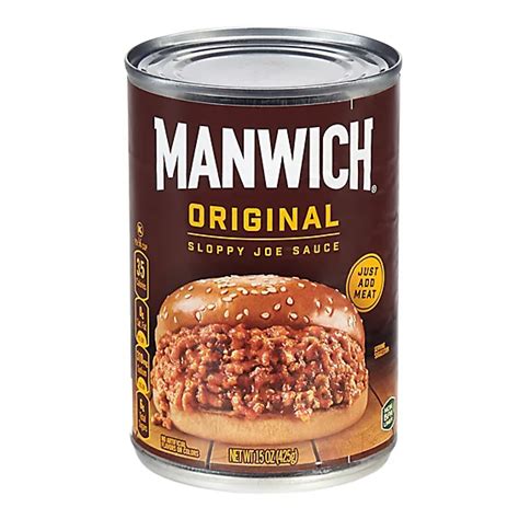 manwich original sloppy joe canned sauce  oz kings food markets