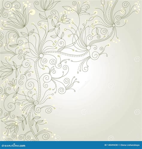 elegant floral background stock vector image  decorative