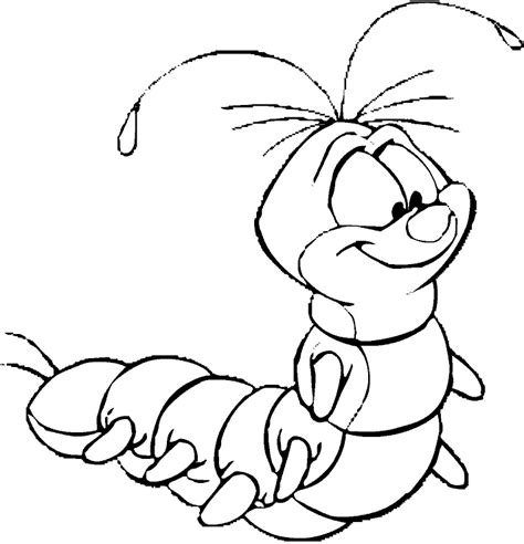 caterpillar coloring pages    print