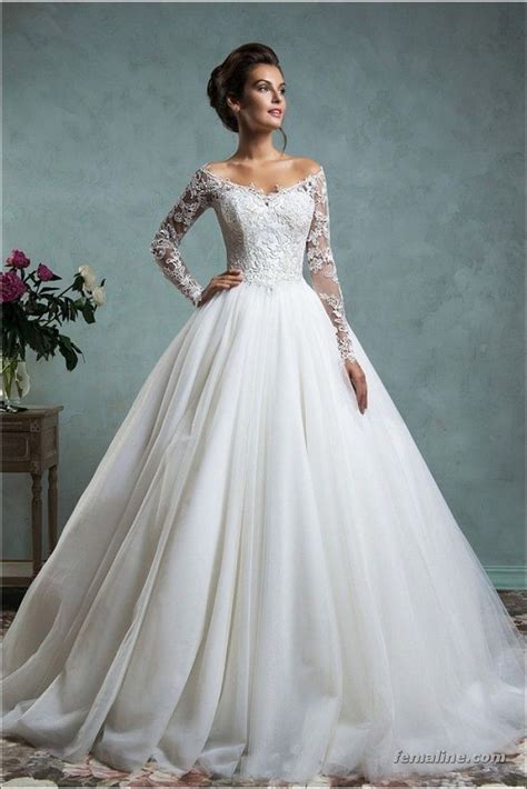 beautiful long sleeve wedding dresses dresses images 2022