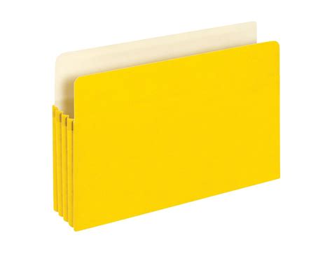 pendaflex colored file pockets  yellow legal bx bulk
