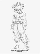 Goku Instinct Ultra Coloring Pages Dragon Ball Super Dbz Manga Drawings Book Anime Pngitem Print Transparent Choose Board Popular sketch template