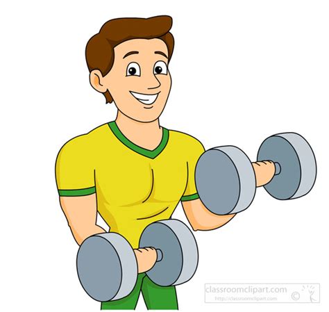 weightlifting clipart strong man working   weights classroom